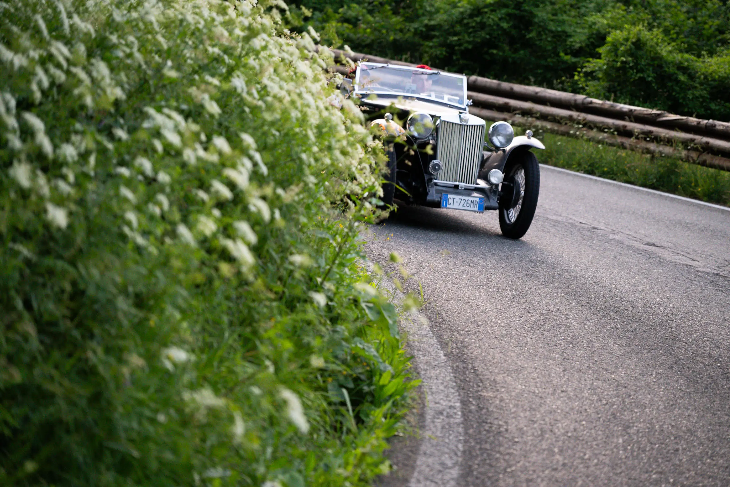Mille Miglia 2025, il passaggio dal passo della Cisa