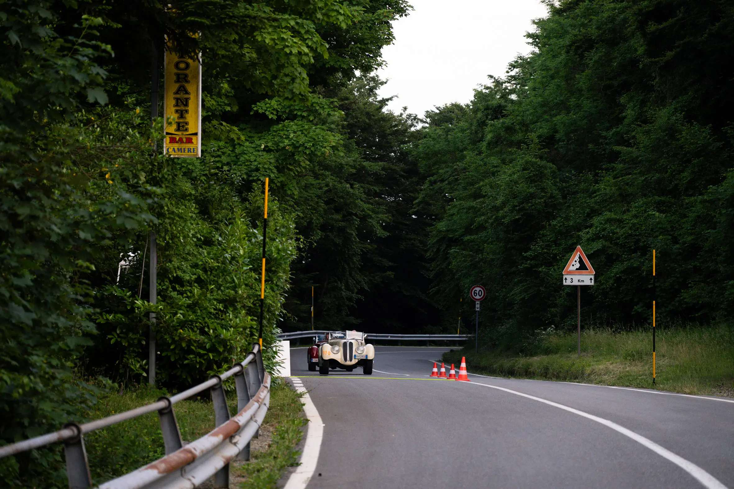 Mille Miglia 2025, il passaggio dal passo della Cisa