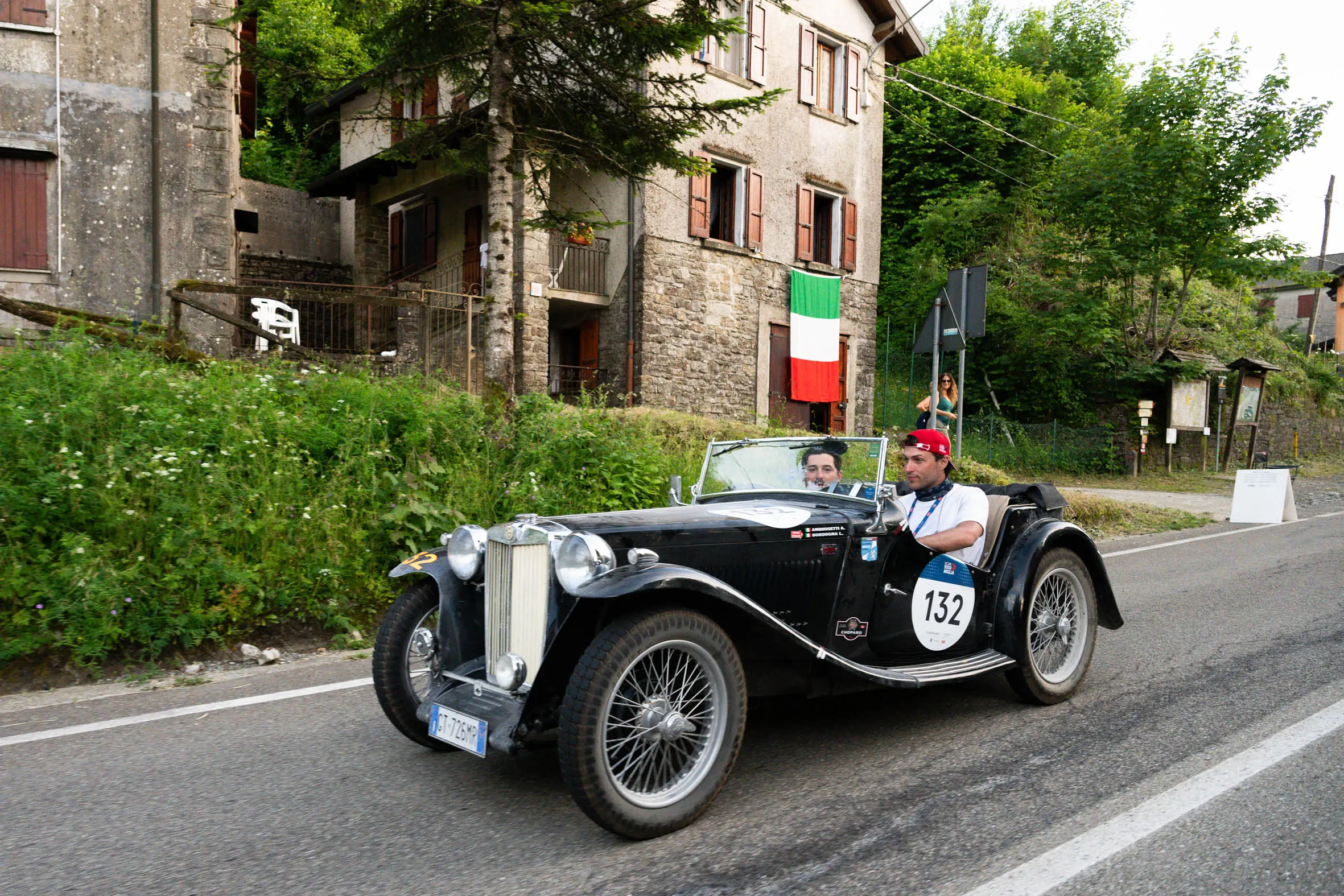 Mille Miglia 2025, il passaggio dal passo della Cisa