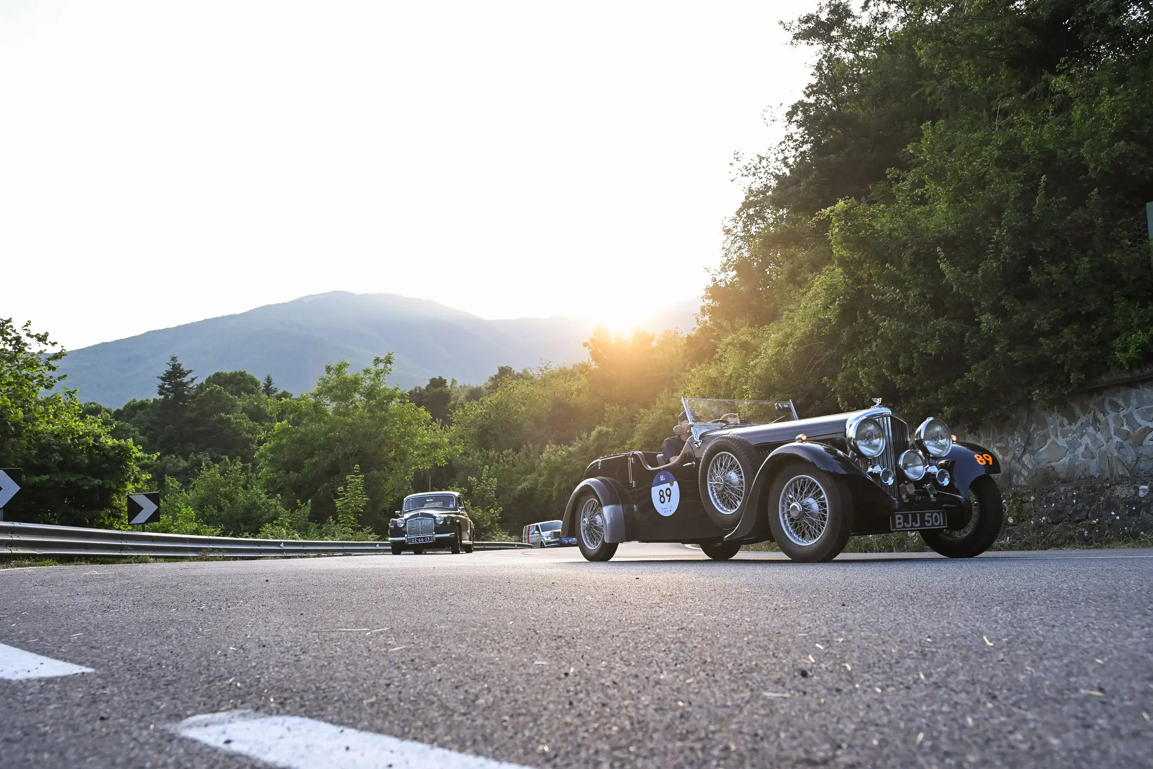Mille Miglia 2025, il passaggio dal passo della Cisa