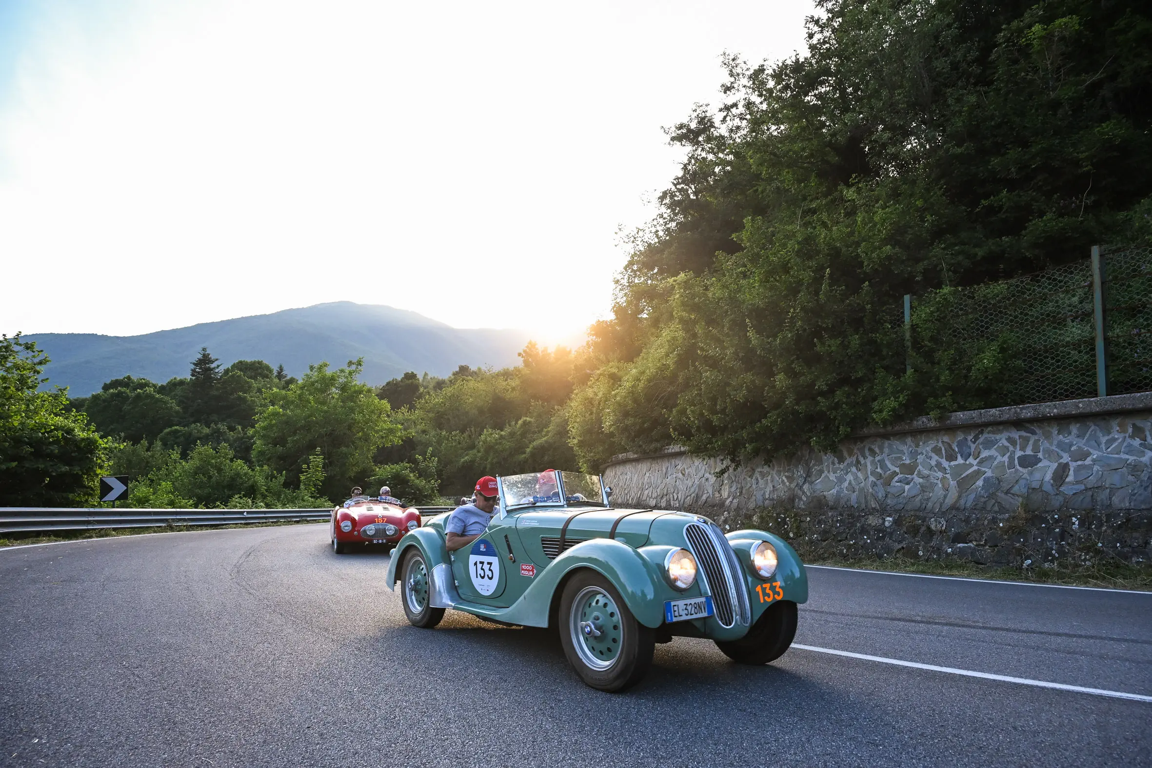 Mille Miglia 2025, il passaggio dal passo della Cisa