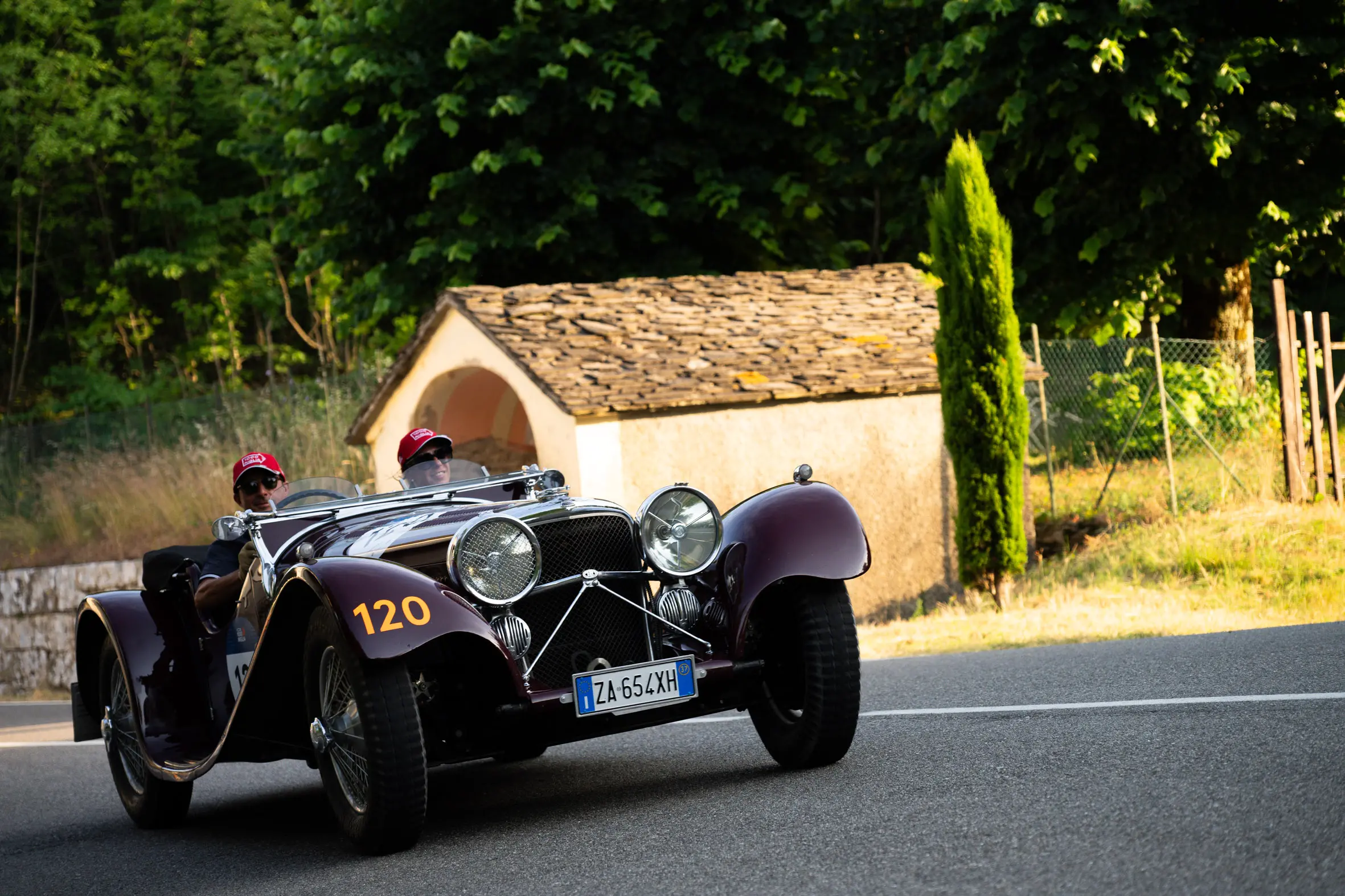 Mille Miglia 2025, il passaggio dal passo della Cisa