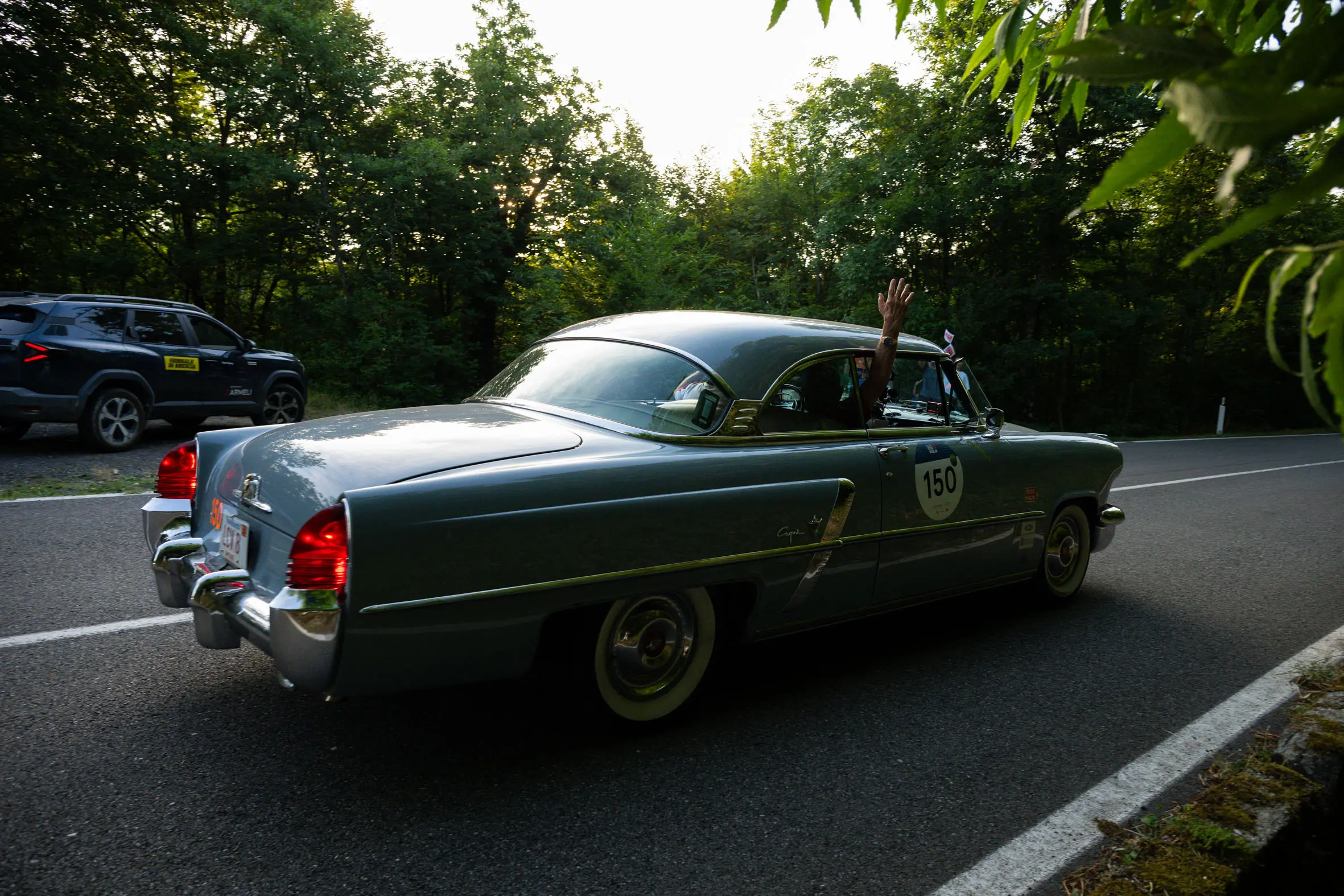 Mille Miglia 2025, il passaggio dal passo della Cisa