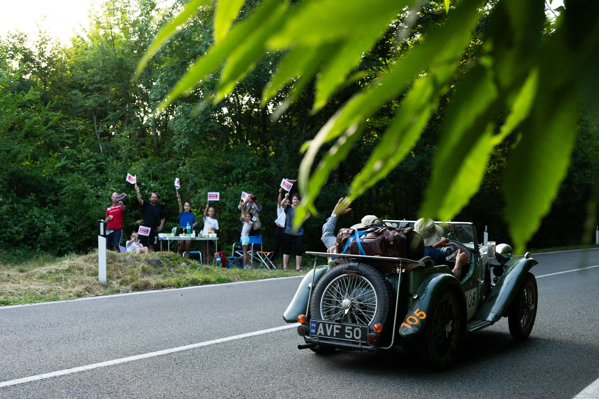 Mille Miglia 2025, il passaggio dal passo della Cisa