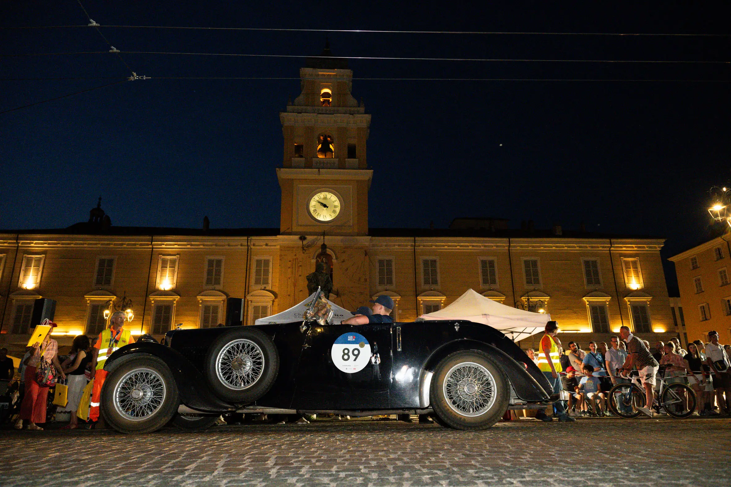 Mille Miglia 2025, l'arrivo a Parma