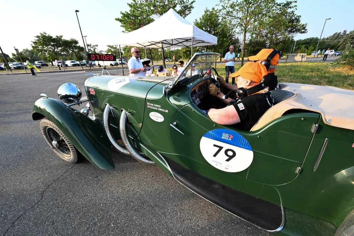 Mille Miglia 2025, la partenza da Parma
