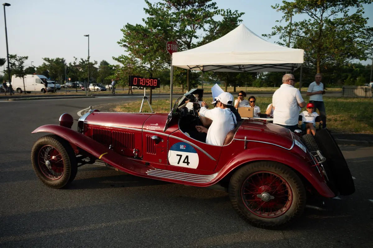 Mille Miglia 2025, la partenza da Parma