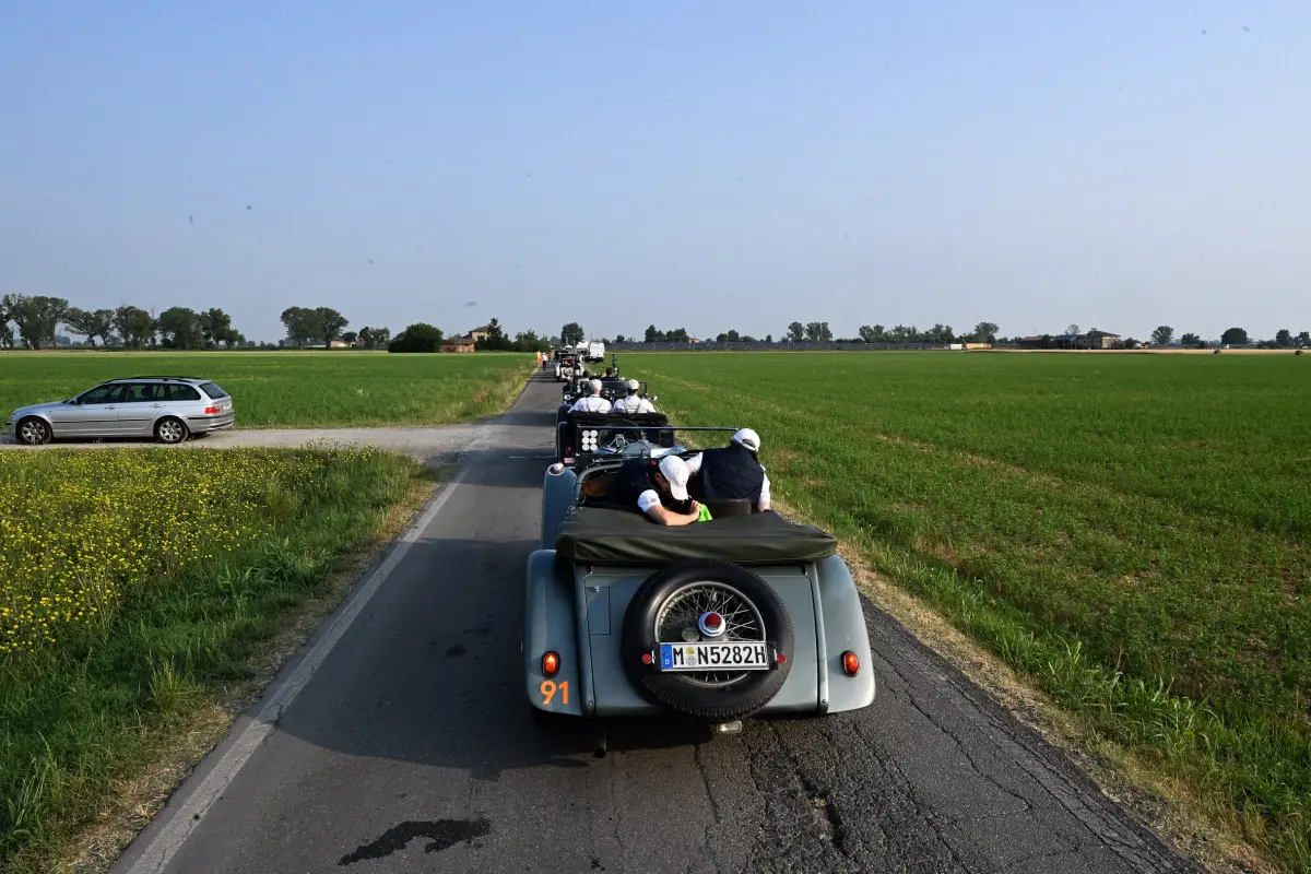 Mille Miglia 2025, la prova cronometro a Roncole