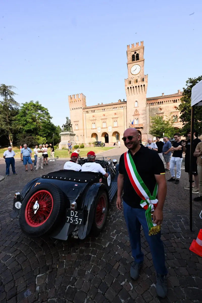 Mille Miglia 2025, il passaggio a Busseto