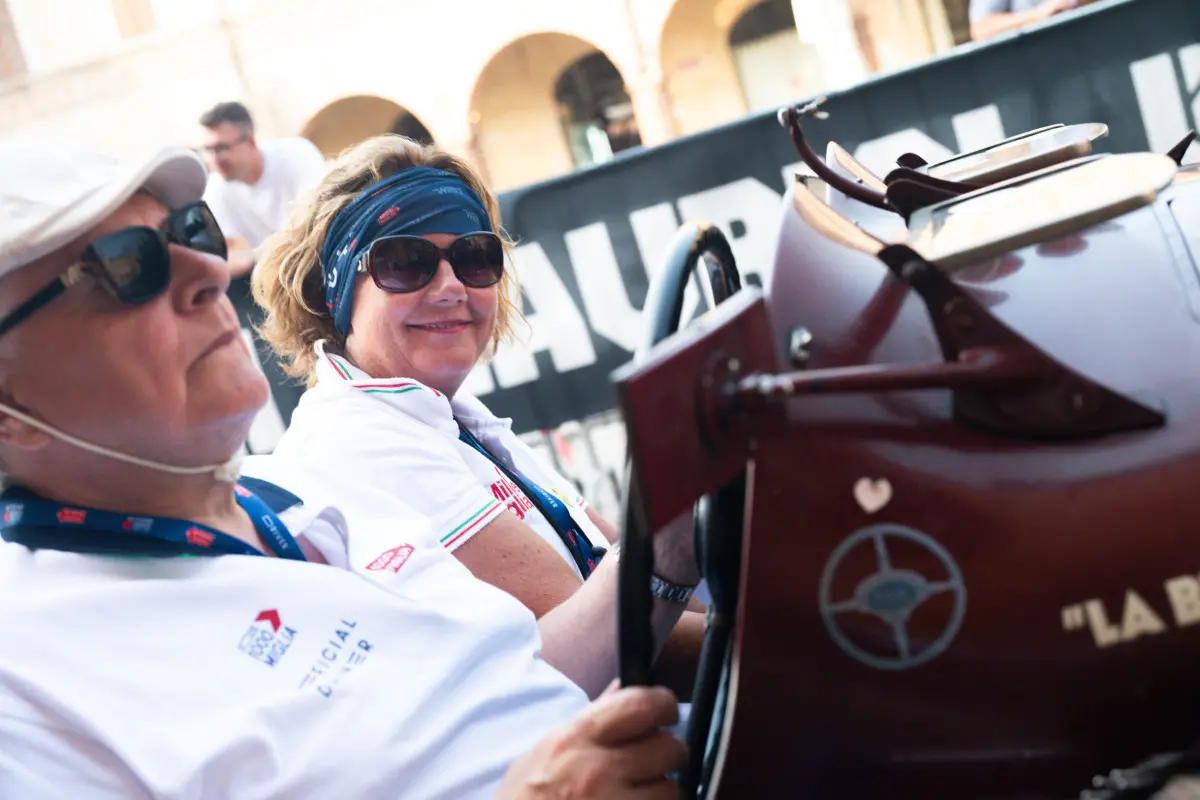 Mille Miglia 2025, il passaggio a Busseto
