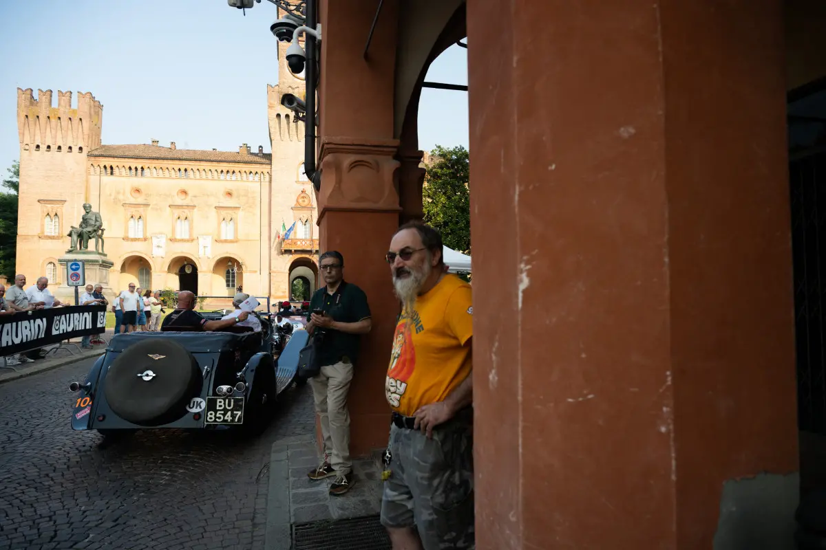 Mille Miglia 2025, il passaggio a Busseto