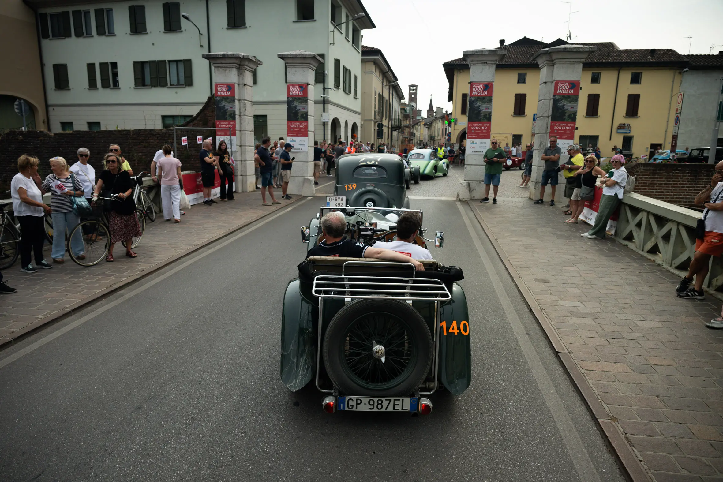Mille Miglia 2025, il passaggio da Soncino