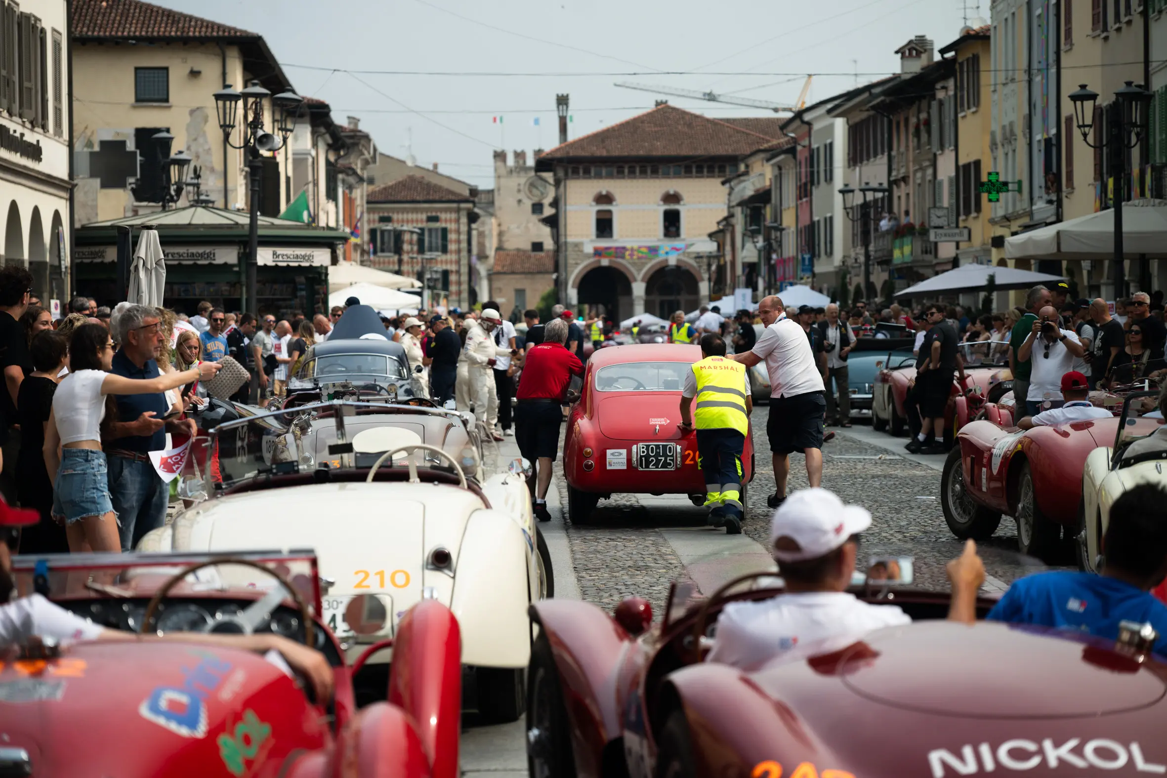 Mille Miglia 2025, il passaggio da Orzinuovi