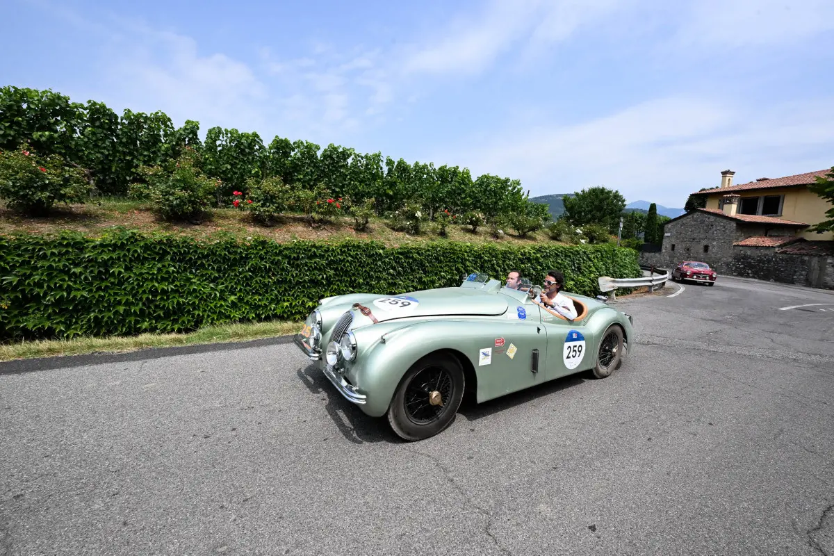 CRONACA BRESCIA MILLE MIGLIA 2025 BELLAVISTA FRANCIACORTA NELLA FOTO UN MOMENTO 20-06-2025 Newreporter@Checchi-Favretto