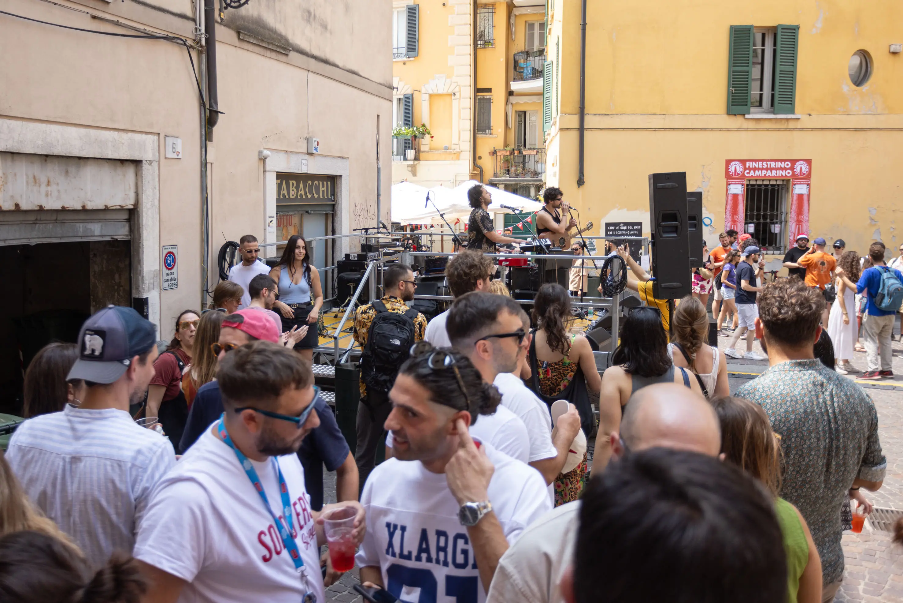 Brescia Cronaca Motori Mille Miglia 2025 Arrivo e Festa della Musica  nella foto un momento dell’evento 21/06/2025 nicoli@newreporter