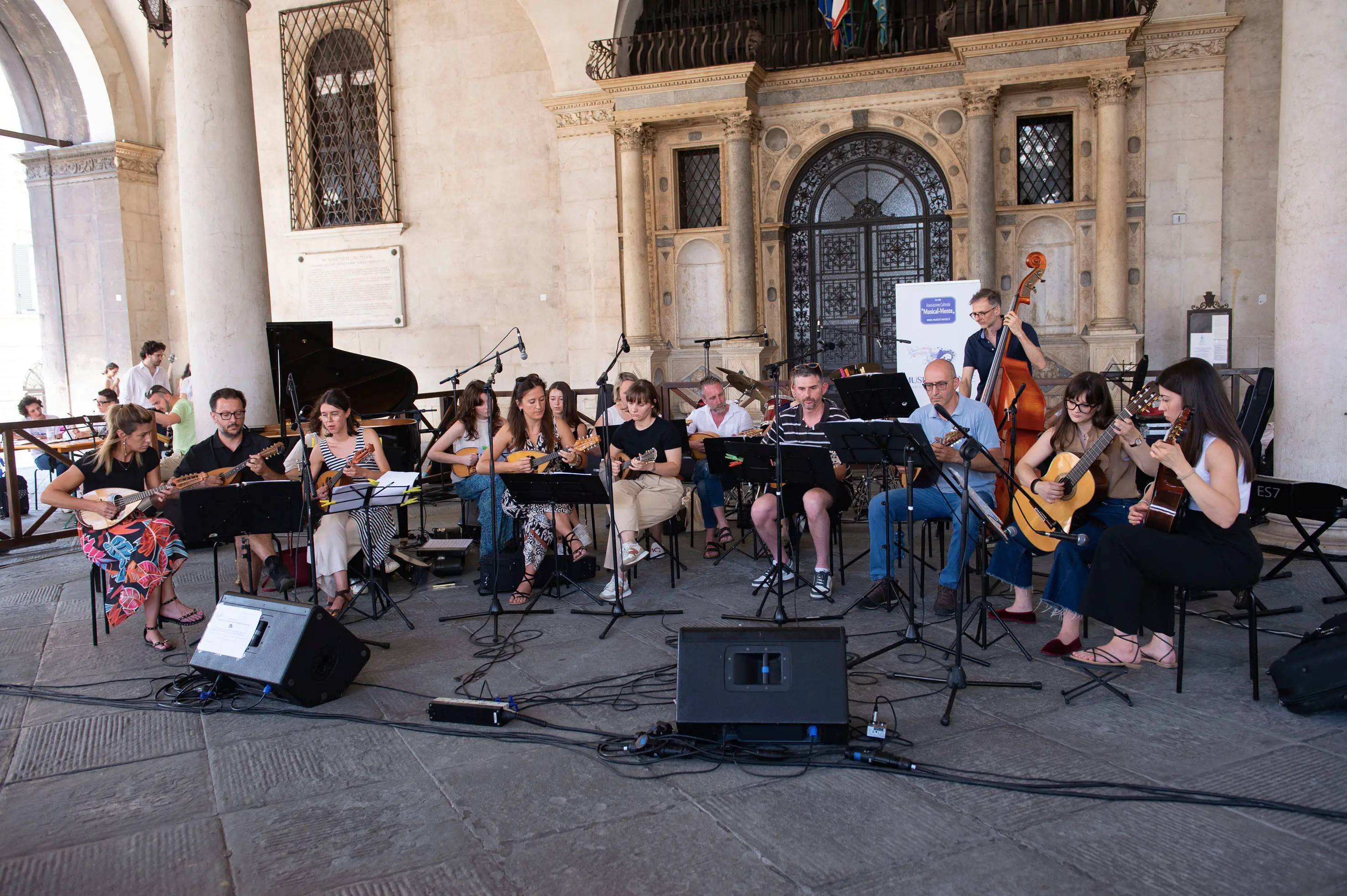 CRONACA BRESCIA FESTA DELLA MUSICA 2025 NELLA FOTO PIAZZA LOGGIA 21–06-2025 PIERPAOLO PAPETTI AGENZIA NEWREPORTER