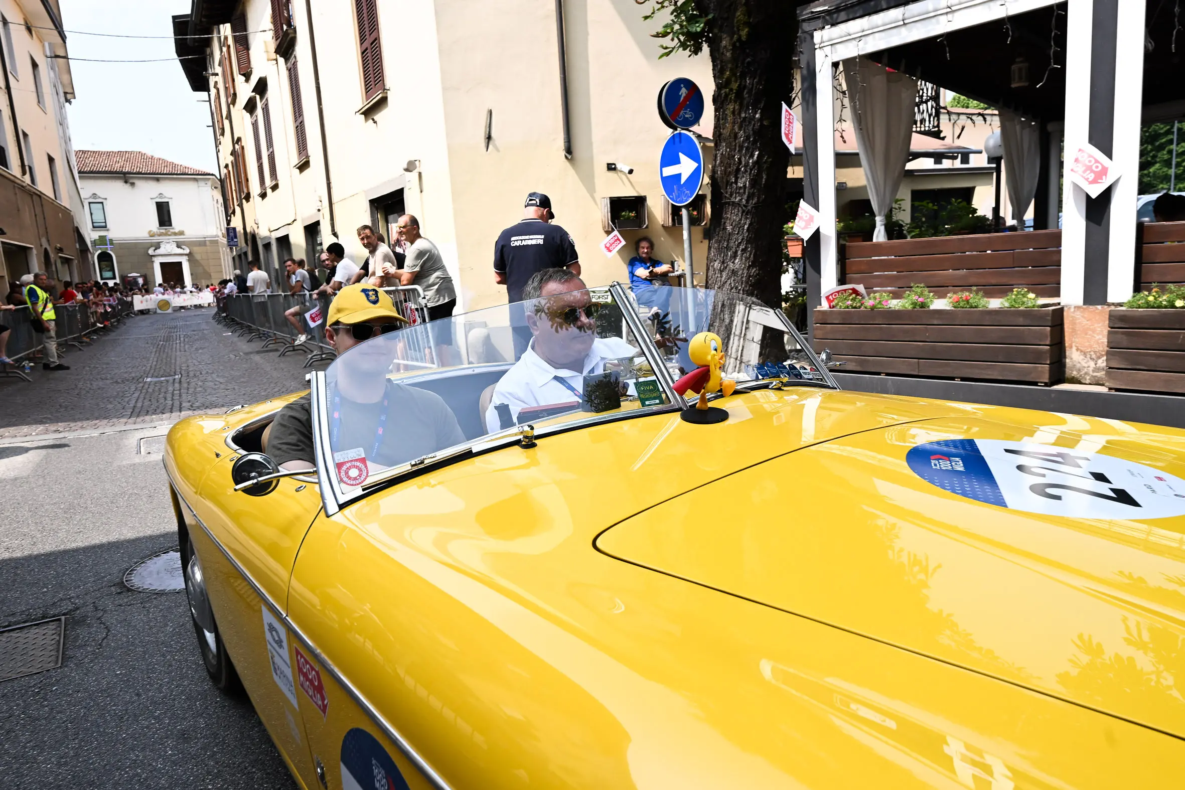 Mille Miglia 2025, il passaggio da Palazzolo