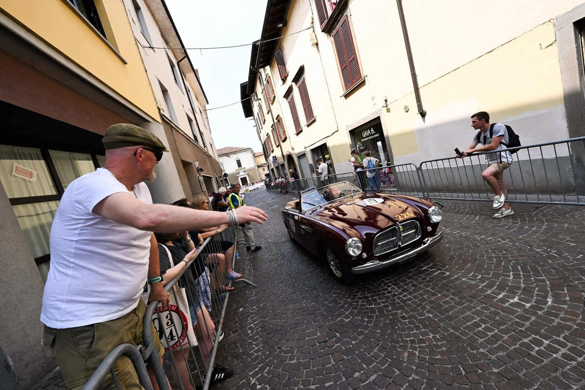 Mille Miglia 2025, il passaggio da Palazzolo