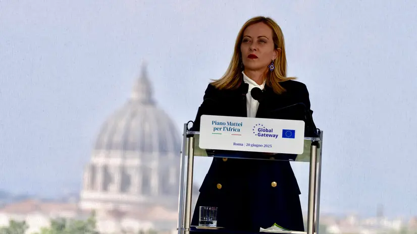 La premier Giorgia Meloni - Foto Ansa © www.giornaledibrescia.it