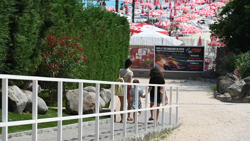 L'ingresso verso il parco acquatico - Foto Marco Ortogni/Neg © www.giornaledibrescia.it