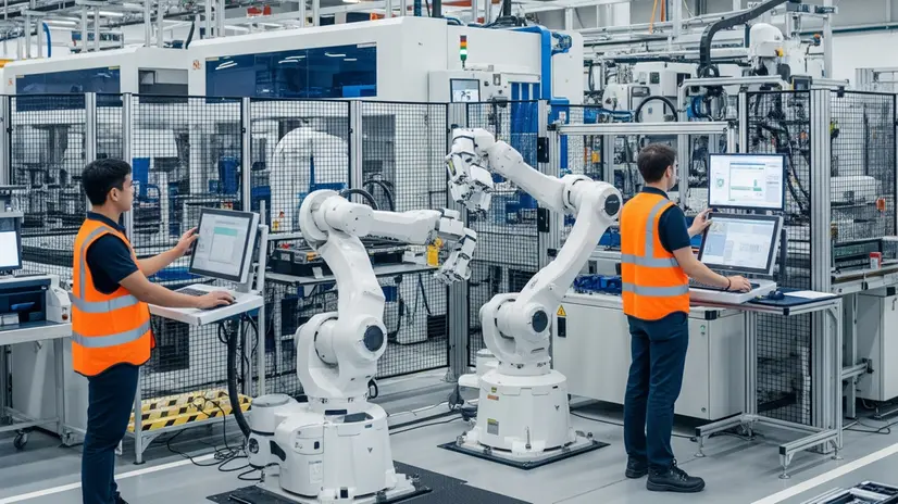 Uno dei settori più interessati al cambiamento è quello della robotica - Foto generata dall'AI