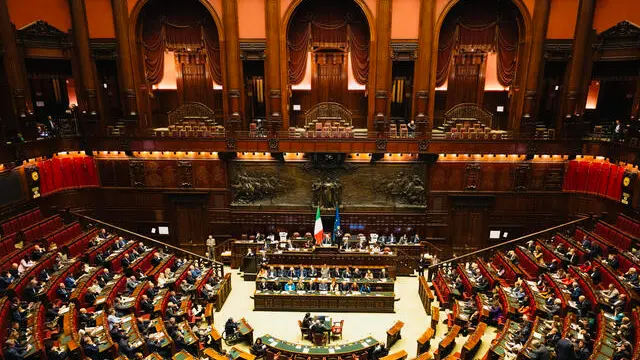 Italian Prime Minister, Giorgia Meloni, attends the premier time at the Chambre of Deputies in Rome, Italy, 14 May 2025. ANSA/UFFICO STAMPA PALAZZO CHIGI/FILIPPO ATTILI +++ ANSA PROVIDES ACCESS TO THIS HANDOUT PHOTO TO BE USED SOLELY TO ILLUSTRATE NEWS REPORTING OR COMMENTARY ON THE FACTS OR EVENTS DEPICTED IN THIS IMAGE; NO ARCHIVING; NO LICENSING +++ NPK +++