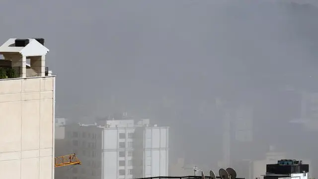 epa12183266 Smoke rises following an Israeli airstrike on Tehran, Iran, 18 June 2025. Israel and Iran have been exchanging fire since Israel launched strikes across Iran on 13 June 2025 as part of Operation 'Rising Lion.' EPA/ABEDIN TAHERKENAREH