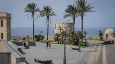 ADR Alghero ex borgo marinaro e meta turistica del nord della Sardegna Costa dei Coralli, Agosto 2023 ANSA/MATTEO CORNER