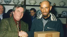 Ariasi con Marco Pantani - © www.giornaledibrescia.it