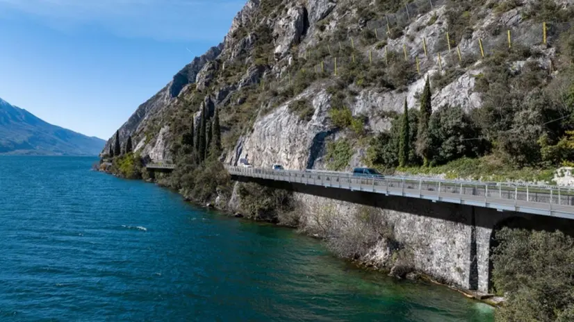 Un tratto della Gardesana Occidentale