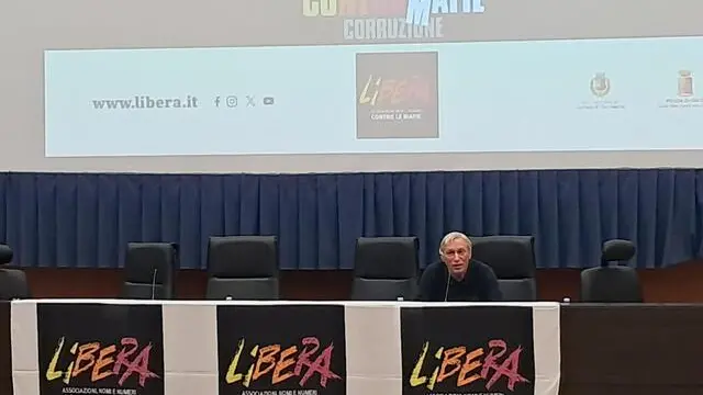 Don Ciotti ad iniziativa di Libera a Vibo Valentia