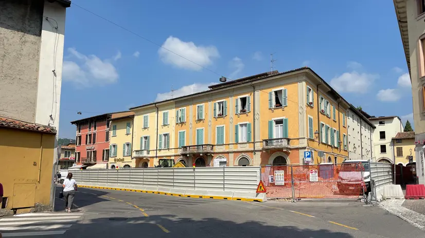 Il cantiere a Salò - © www.giornaledibrescia.it