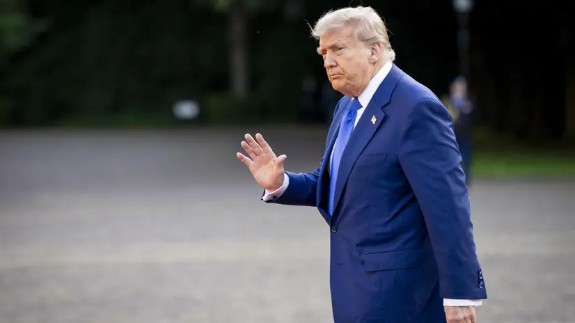 Donald Trump al summit Nato - Foto Epa © www.giornaledibrescia.it