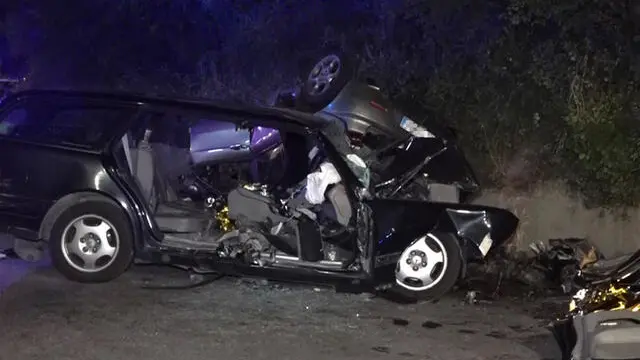 Scontro nella notte sulla Casilina, quattro morti a Frosinone