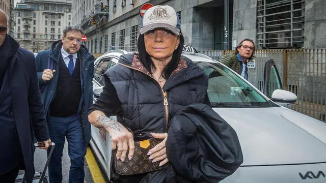 Stefania Nobile arriva in tribunale per l’interrogatorio di garanzia, Milano 11 Marzo 2025 ANSA/MATTEO CORNER