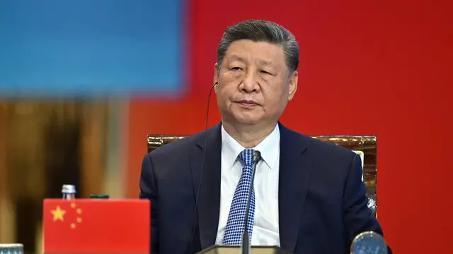 epa12181278 A handout picture made available by Kazakhstan's Presidential Press Office shows Chinese President Xi Jinping during the 'Central Asia - China' summit in Astana, Kazakhstan, 17 June 2025. The second Central Asia-China summit is being held in Astana from 16 to 18 June with the participation of regional heads of state. EPA/KAZAKHSTAN'S PRESIDENTIAL PRESS OFFICE HANDOUT HANDOUT EDITORIAL USE ONLY/NO SALES