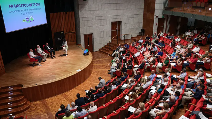 Economia Gdb CER Comunità Energetiche Rinnovabili Garda forum nella foto un momento dell'evento 25/06/2025 Comincini@newreporter