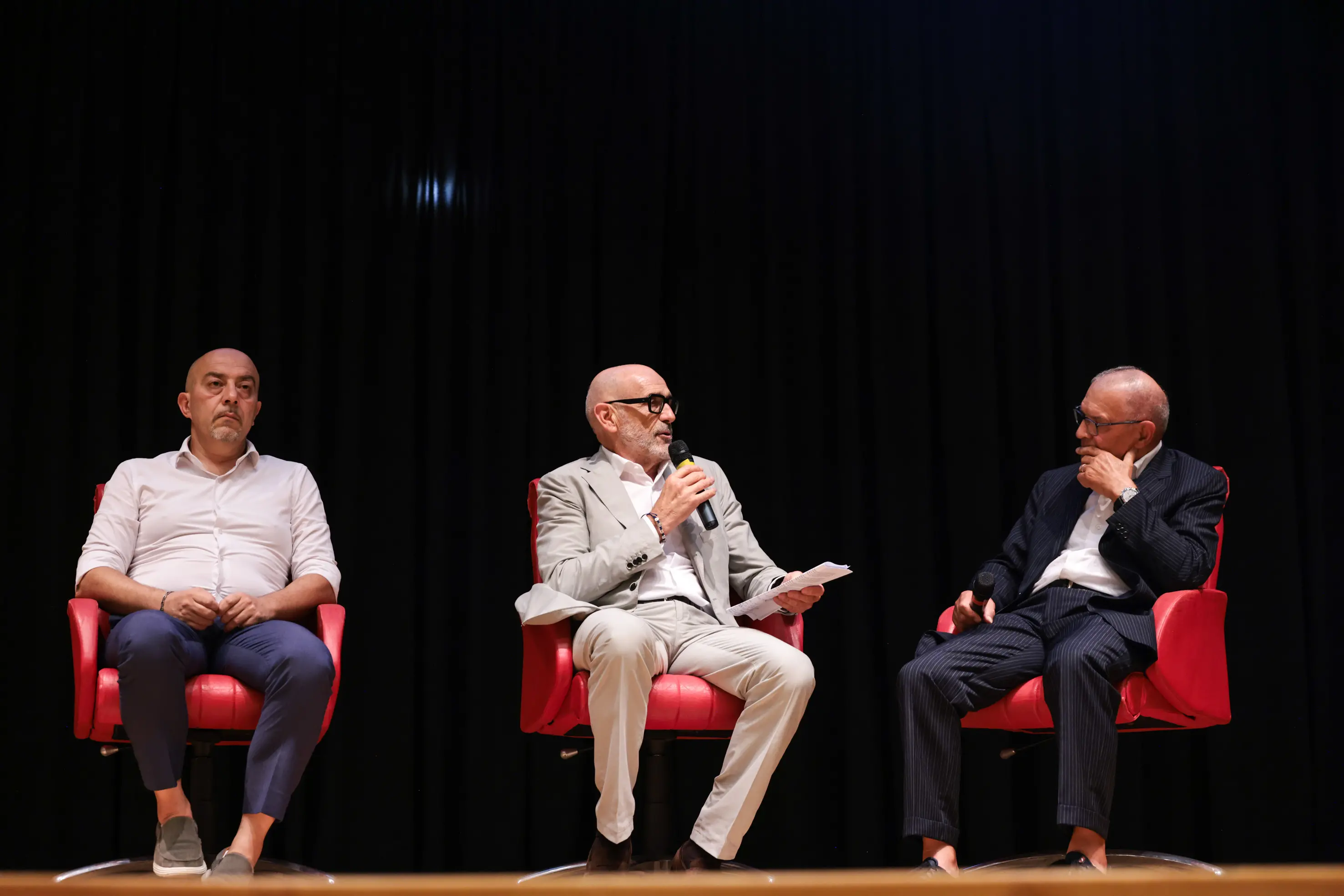 Economia Gdb CER Comunità Energetiche Rinnovabili Garda forum nella foto un momento dell'evento marco togni franco tamburini francesco bettoni 25/06/2025 Comincini@newreporter