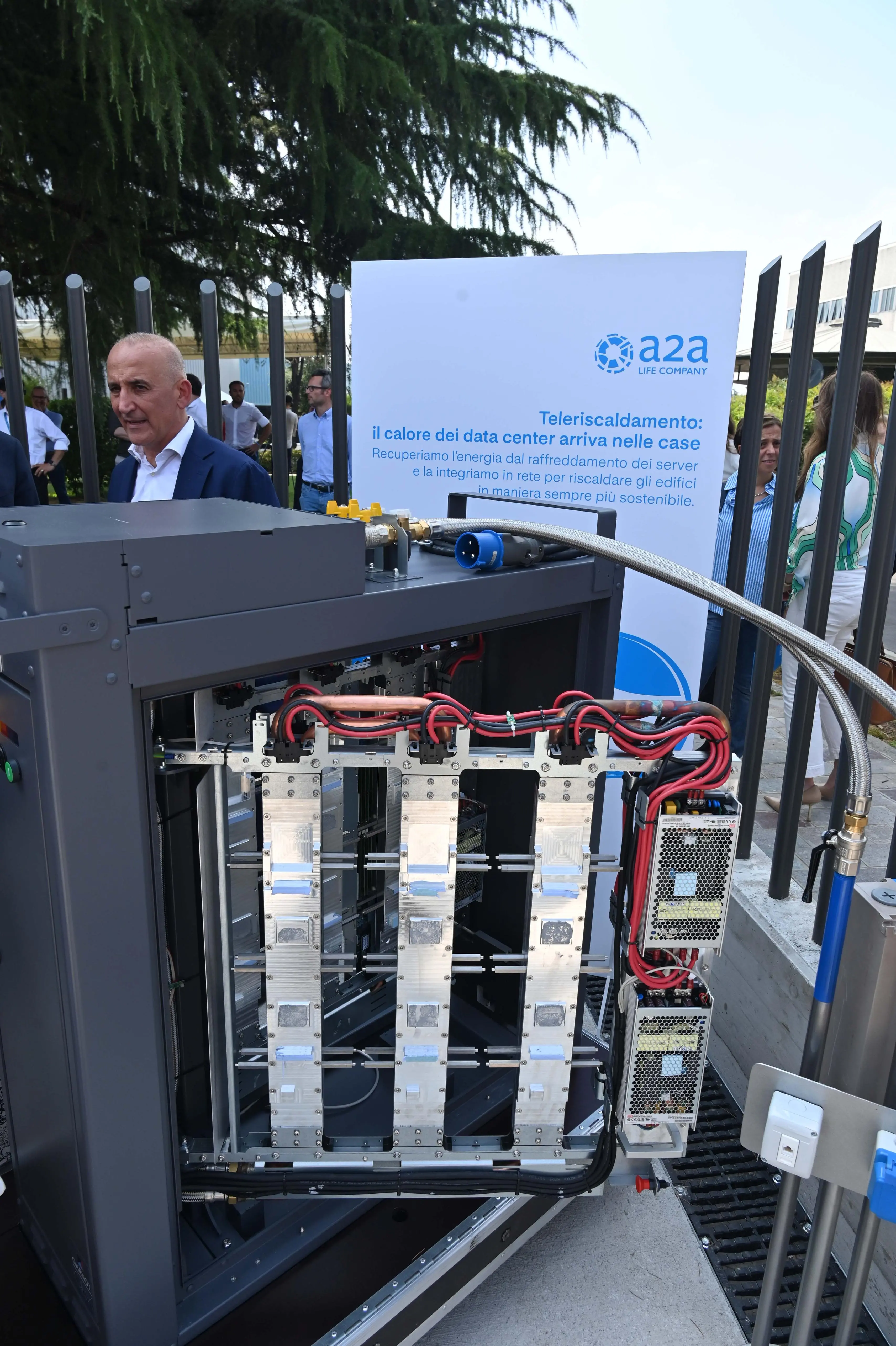 Taglio del nastro per il nuovo data center di A2A