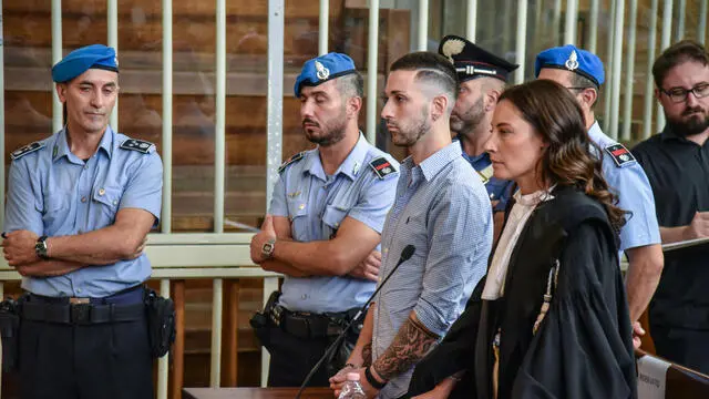 L’imputato in aula per a lettura della sentenza del processo d’appello di Alessandro Impagnatiello per l’omicidio di Giulia Tramontano, Milano 25 Giugno 2025 ANSA/MATTEO CORNER
