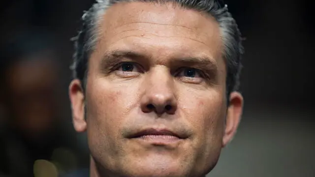 epa12183444 US Secretary of Defense Pete Hegseth testifies before the Senate on the Pentagon's budget in the Dirksen Senate Office Building in Washington, DC, USA 18 June 2025. EPA/JIM LO SCALZO