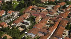Una veduta dall'alto di Castegnato