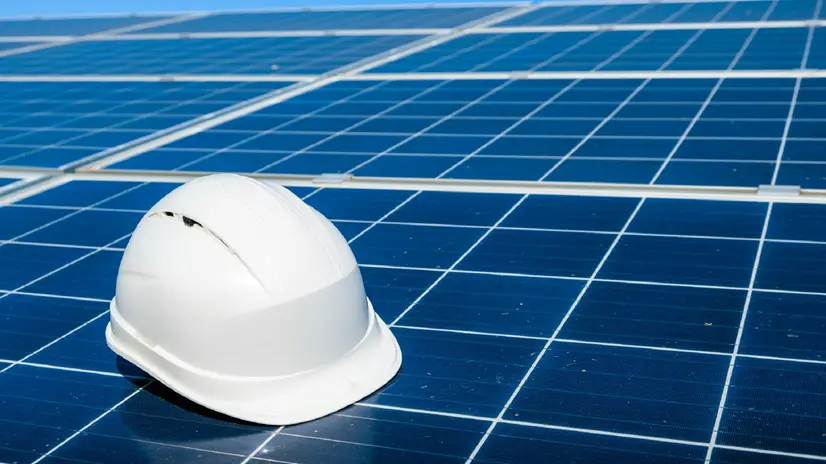 Un pannello fotovoltaico