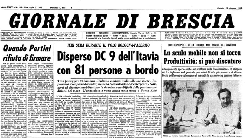 L'edizione del GdB del 1980 - © www.giornaledibrescia.it