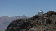 epa11116093 The VIctor M. Blanco Observatory Telescope, located on Cerro Tololo, in the Coquimbo region, in Santiago, Chile, 24 January 2024 (Issued 31 January 2024). On the tops of the Pachon and Tololo hills, two imposing mountains that look at each other in the heart of the Elqui Valley, the main gateway to the Atacama Desert, in northern Chile, four large astronomical observatories stand out on the horizon that hold the telescopes that generate the greatest scientific impact in the southern hemisphere. EPA/AILEN DIAZ