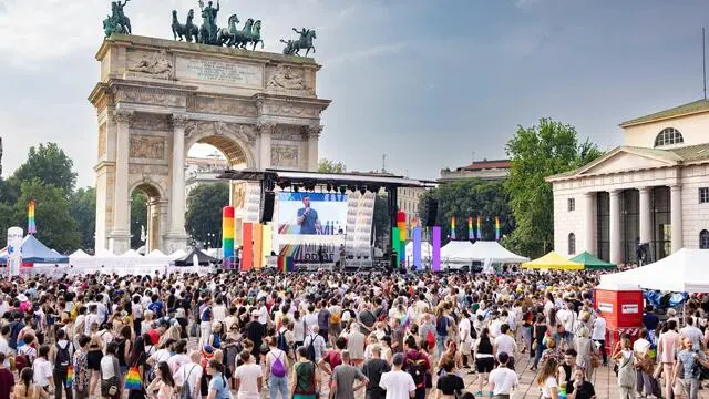 Milano, Gay Pride 2024 29 Giugno 2024 ANSA/ROSSELLA PAPETTI