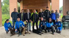 La visita di una delegazione in un ex maneggio confiscato alla Mafia