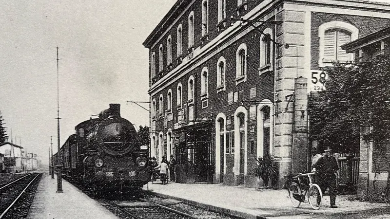 La stazione di Chiari a cui l'autrice dedica il romanzo