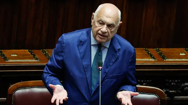 Il ministro della Giustizia Carlo Nordio alla Camera durante il Question time, Roma, 25 Giugno 2025. ANSA/GIUSEPPE LAMI