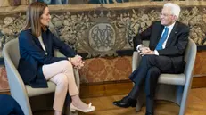 Il Presidente della Repubblica Sergio Mattarella incontra Roberta Metsola, Presidente Parlamento europeo (foto di Francesco Ammendola - Ufficio per la Stampa e la Comunicazione della Presidenza della Repubblica)